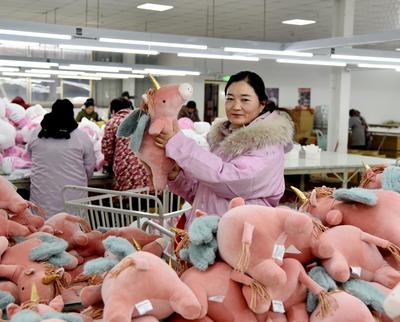 砀山:工厂开在家门口 "富民强镇"促振兴